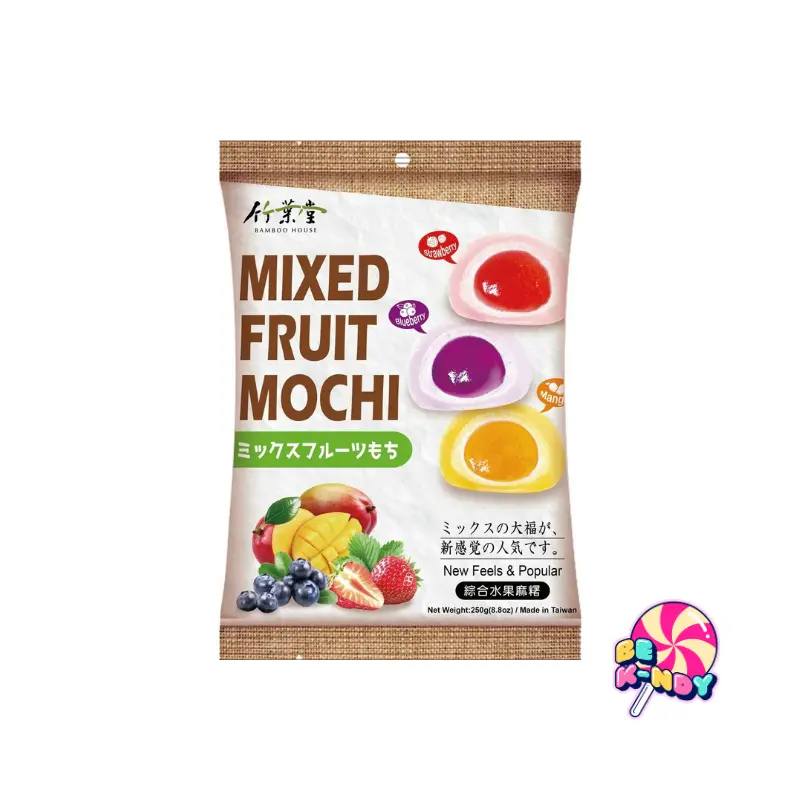 BAMBOO HOUSE, MOCHI MIXED FRUIT FLAVOUR 250G