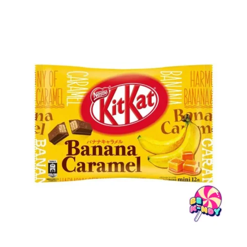 BOLSA KIT KAT MINI BANANA CARAMELO 118,8G(11U)