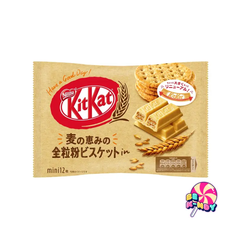 BOLSA KIT KAT WHOLE WHEAT FLOUR 116G (12U)