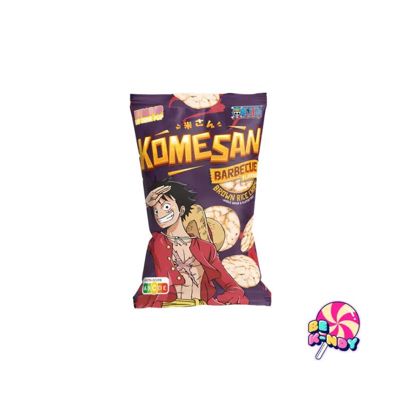 CHIPS DE ARROZ SABOR BBQ KOMESAN 60G