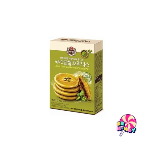 CJ BEKSUL HOTTEOK MIX GREEN TEA 400G