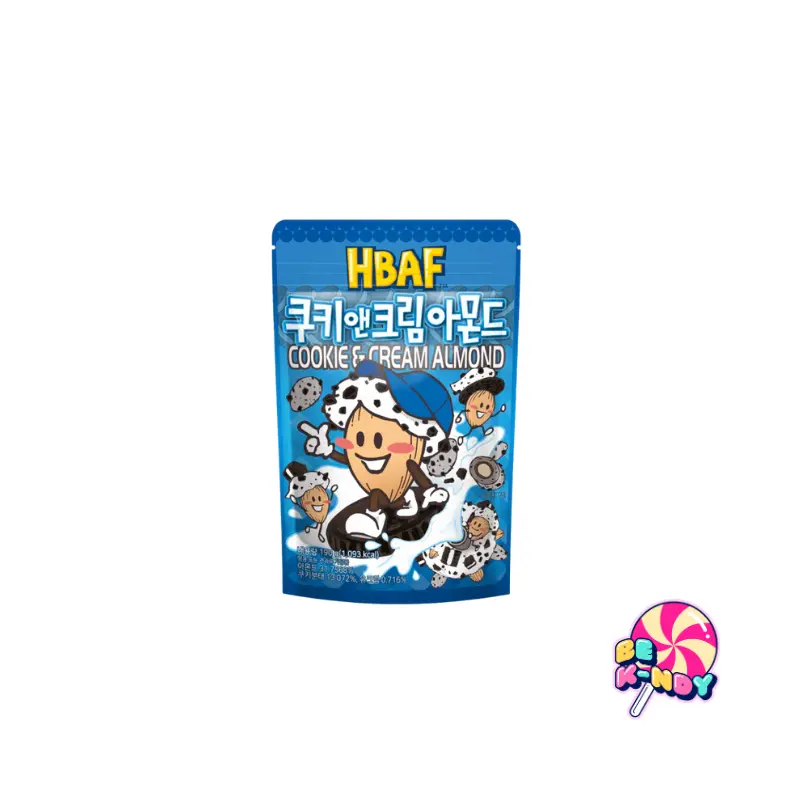 HBAF ALMENDRAS COOKIE & CREAM 120G