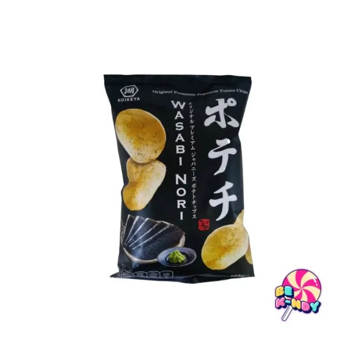 KOIKEYA CHIPS WASABI NORI 12 X 100 G
