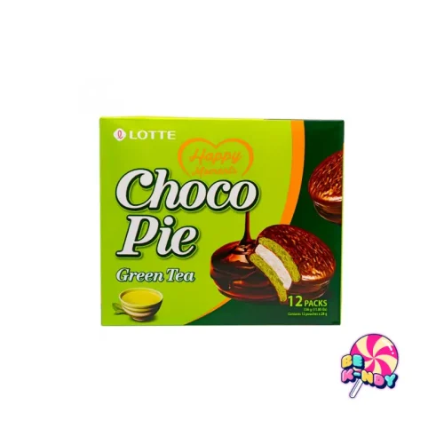 LOTTE CHOCOPIE GREEN TEA 12-PACK 8X(12X28G)