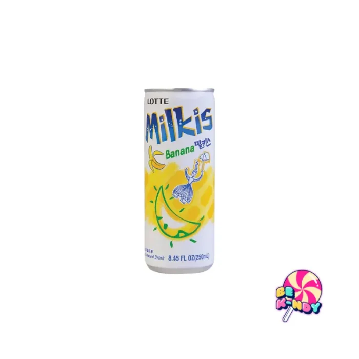 LOTTE MILKIS LATA BANANA 250ML X 30