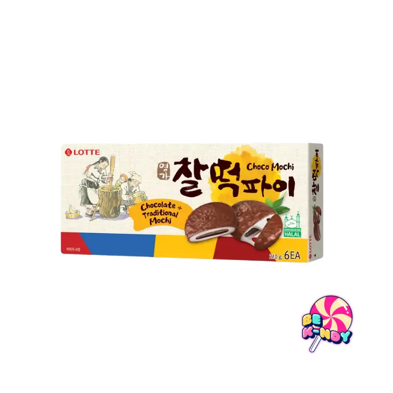 LOTTE MYUNG GA CHALLTTEOK PIE  210G (35G X 6) X 12