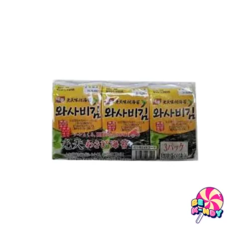 NH ROASTED SEASONED LAVER WASABI FL 24X(3X4G)
