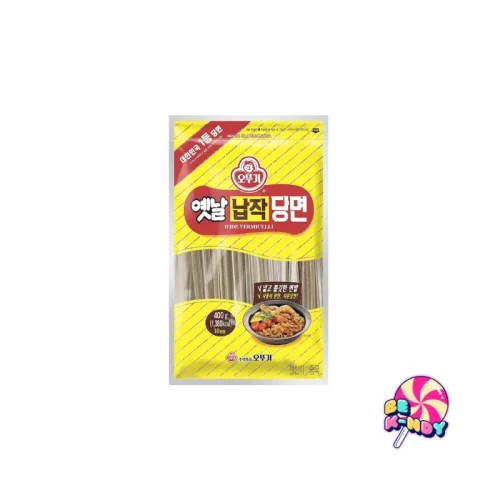 OTTOGI FIDEOS TRANSPARENTE PLANA(DANGMYUN) 400GX20
