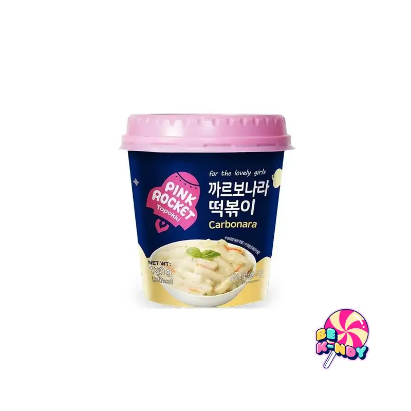 PINK POCKET RICECAKE CUP CARBONARA 30X120G