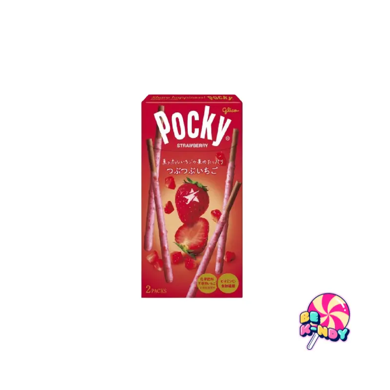 POCKY DE FRESA Y CHOCOLATE GLICO 120/55G
