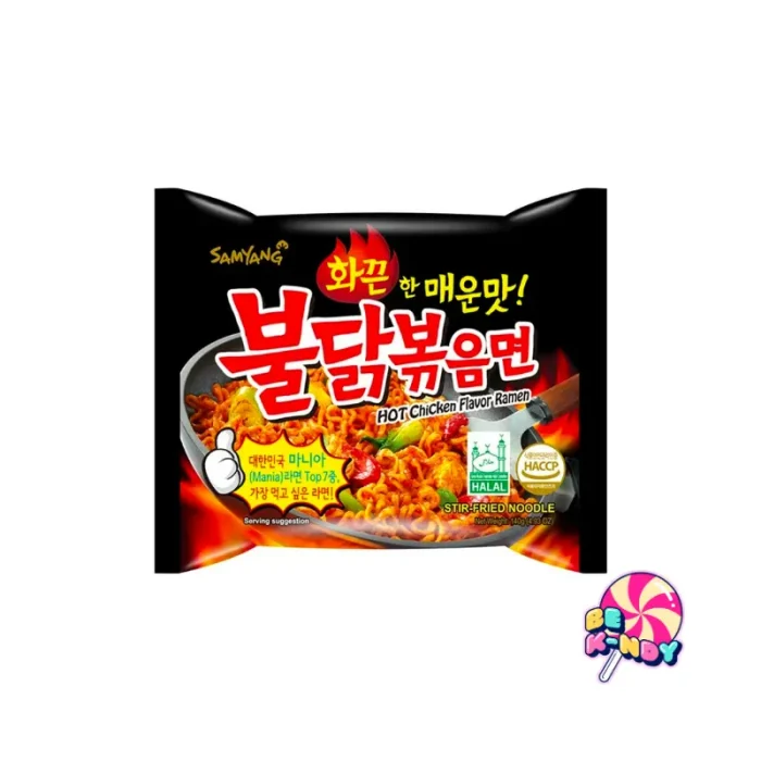 SAMYANG BULDAK RAMEN SPICY BLACK 140G UNIDAD - Imagen 2