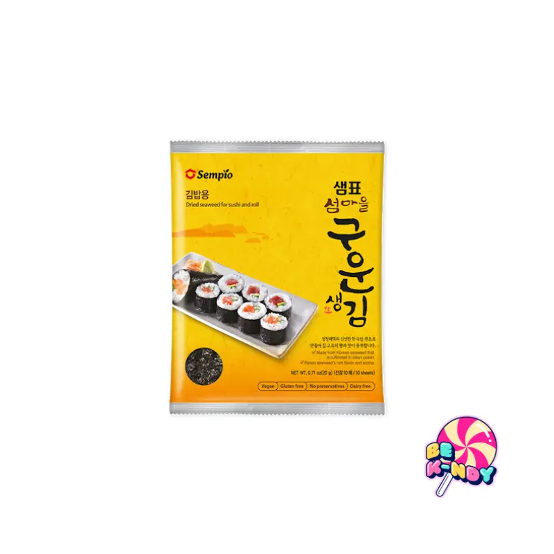 SEMPIO ROASTED SEAWEED SUSHI NORI 5X20G