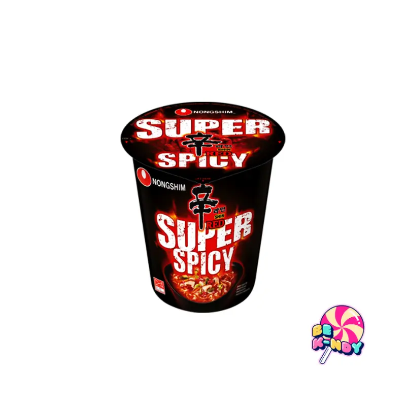 SHIN RAMEN CUP SUPER SPICY 68G X 12