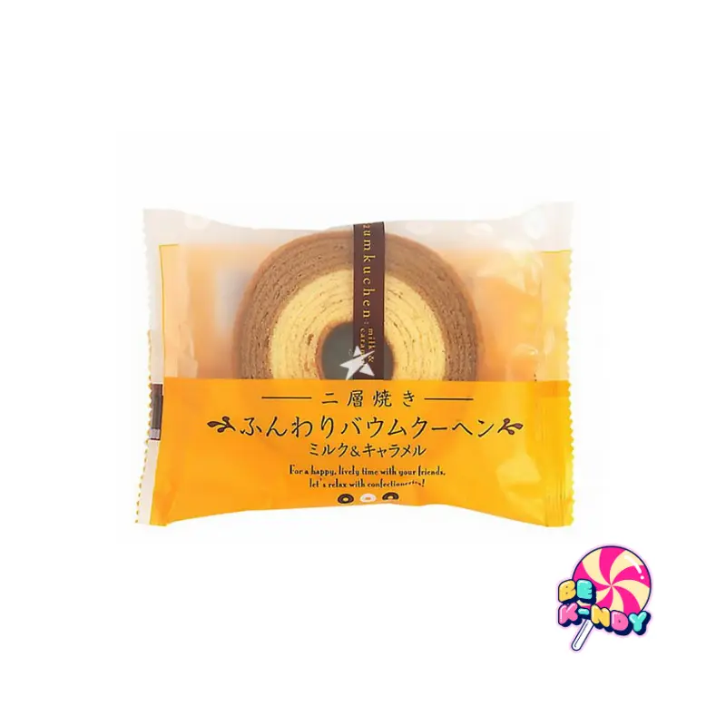 TAIYO BAMKUCHEN MINI SABOR LECHE Y CARAMELO 60G