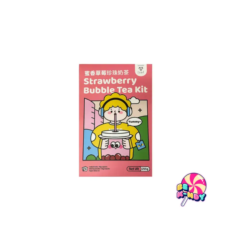 TOKIMEKI BUBBLE TEA KIT STRAWBERRY 255G