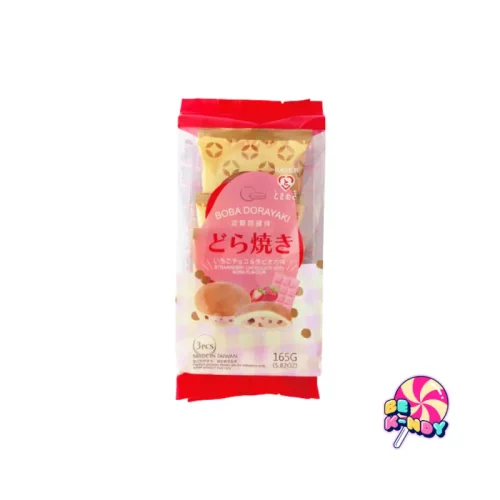 TOKIMEKI DORAYAKI BOBA STRAWBERRY 165G(3PCS)
