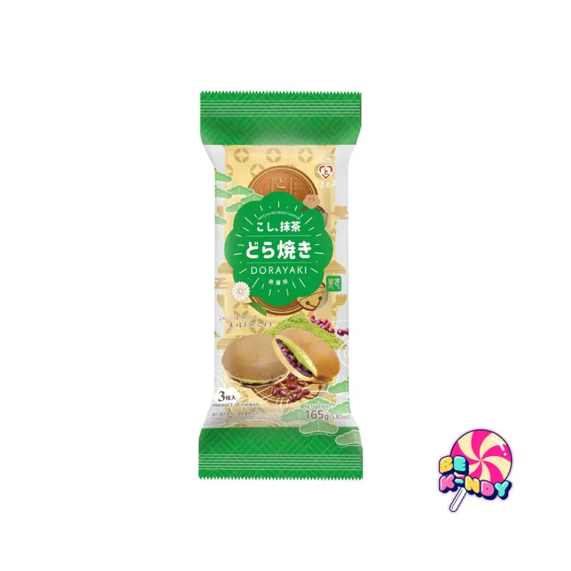 TOKIMEKI DORAYAKI MATCHA RED BEAN 165G(3PC)