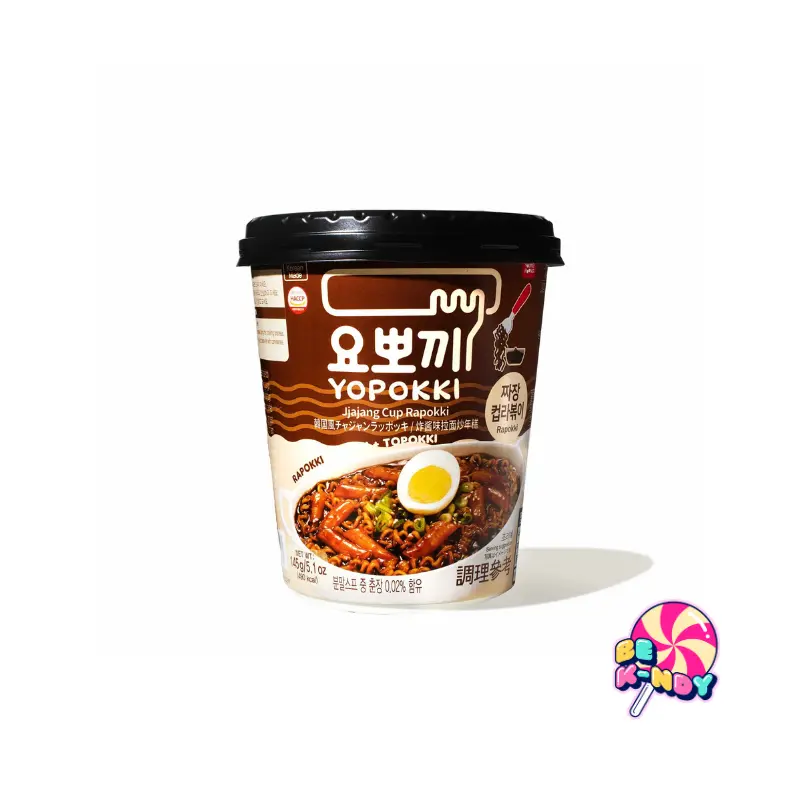 YOPOKKI RICECAKE&RAMEN CUP JJAJANG 145G