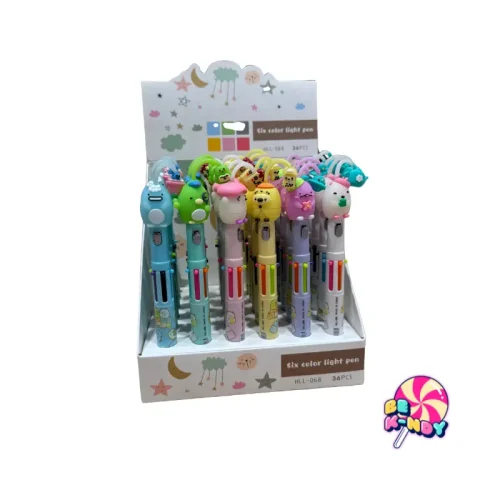 BOLI COLGANTE ANIMAL 6 COL & LUZ