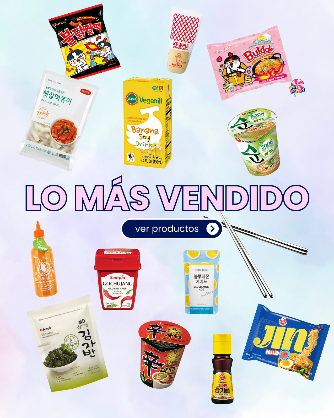 lo mas vendido tienda coreana