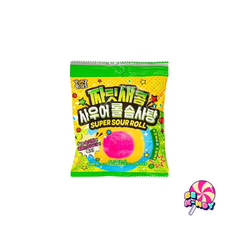 NAMU INTEL SUPER SOUR ROLL COTTON CANDY (8G X10)X6