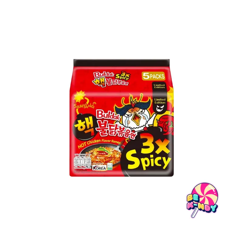 SAMYANG BULDAK RAMEN 3XSPICY 5X140G MILTI - Imagen 2