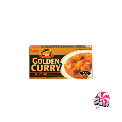 S&B CURRY HOT  220G