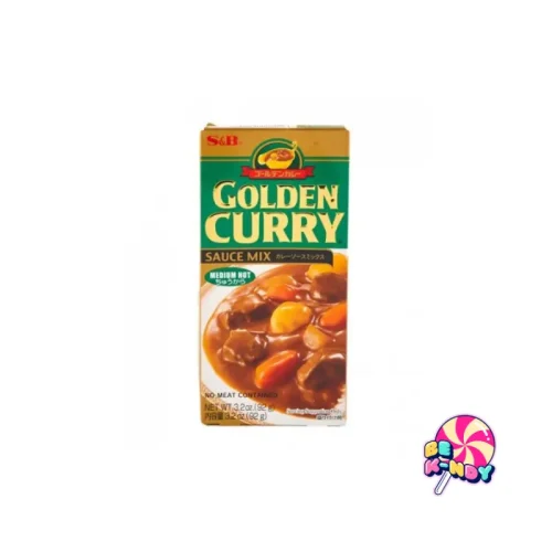 S&B CURRY MEDIUM HOT 92G