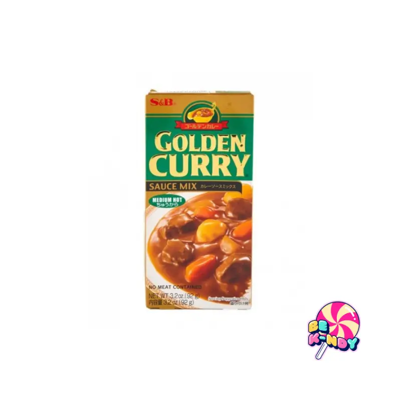 S&B CURRY MEDIUM HOT 92G