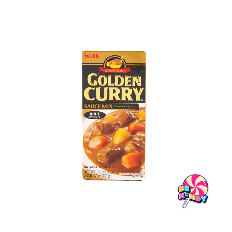 S&B GOLDEN CURRY HOT 92G