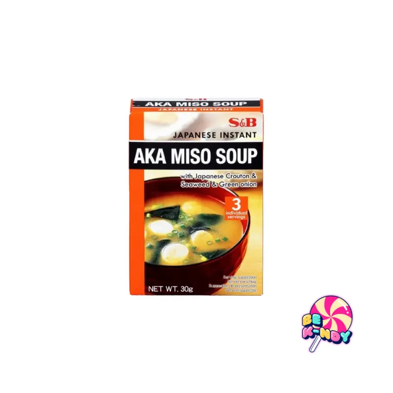 S&B INSTANT AKA MISO SOUP 3 PORTIONS 30G