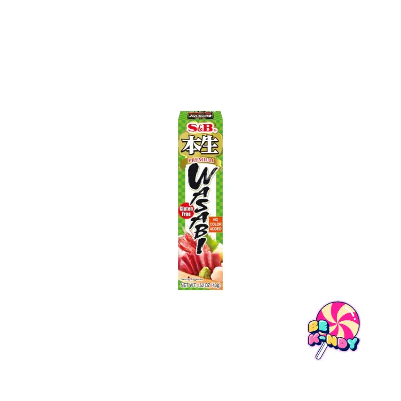 S&B PREMIUM WASABI VERDE EN TUBO 43G