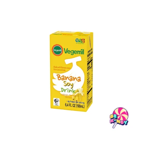 VEGEMIL BANANA DUYU LECHE DE SOJA Y PLATANO 190MLX16X6