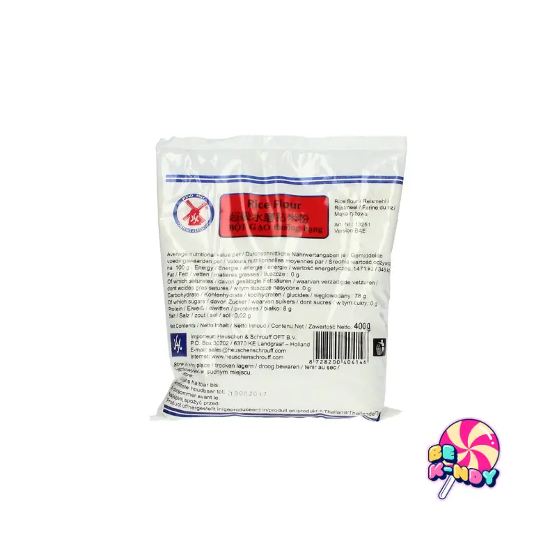 WMILL HARINA DE ARROZ NORMAL PK 400G