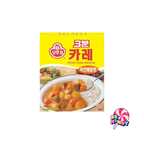 OTTOGI 3MIN CURRY PICANTE MEDIO INSTANTÁNEO 200G X 24