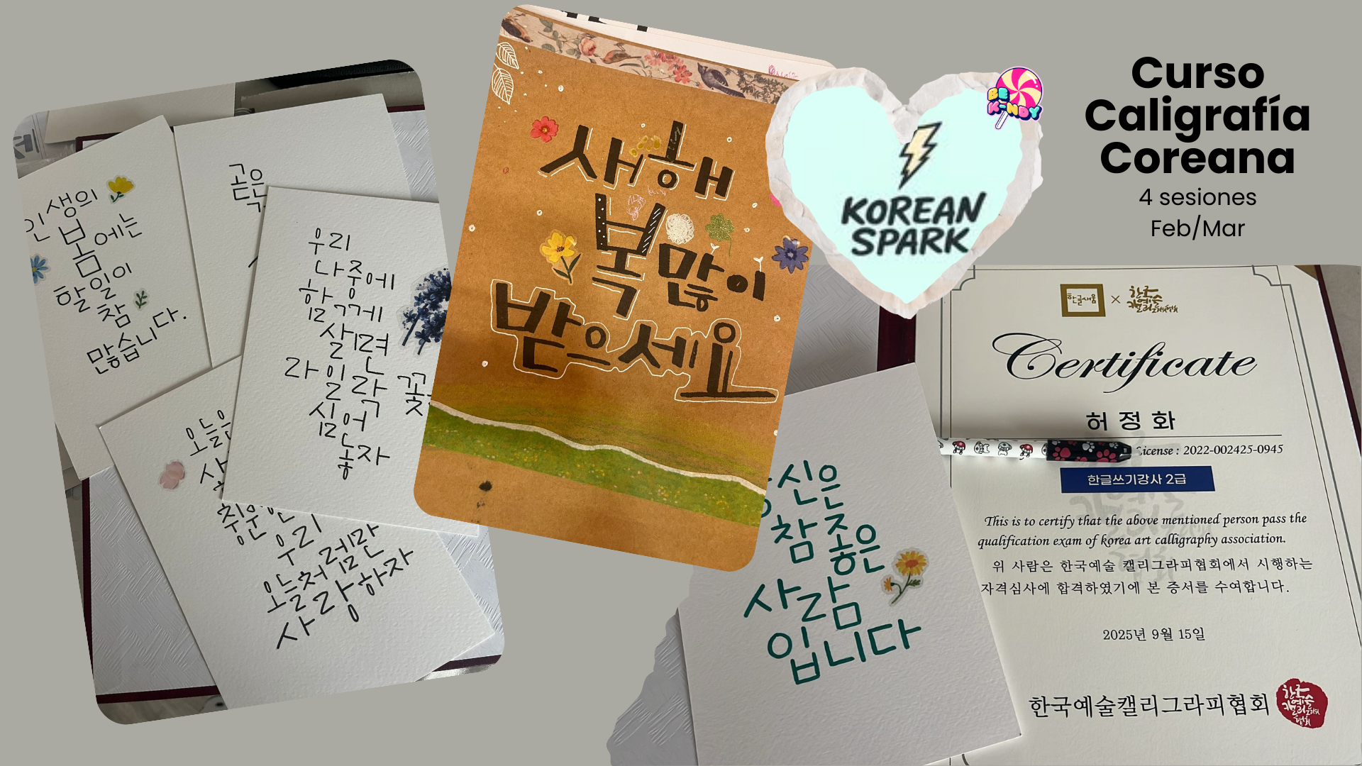 taller caligrafia coreana